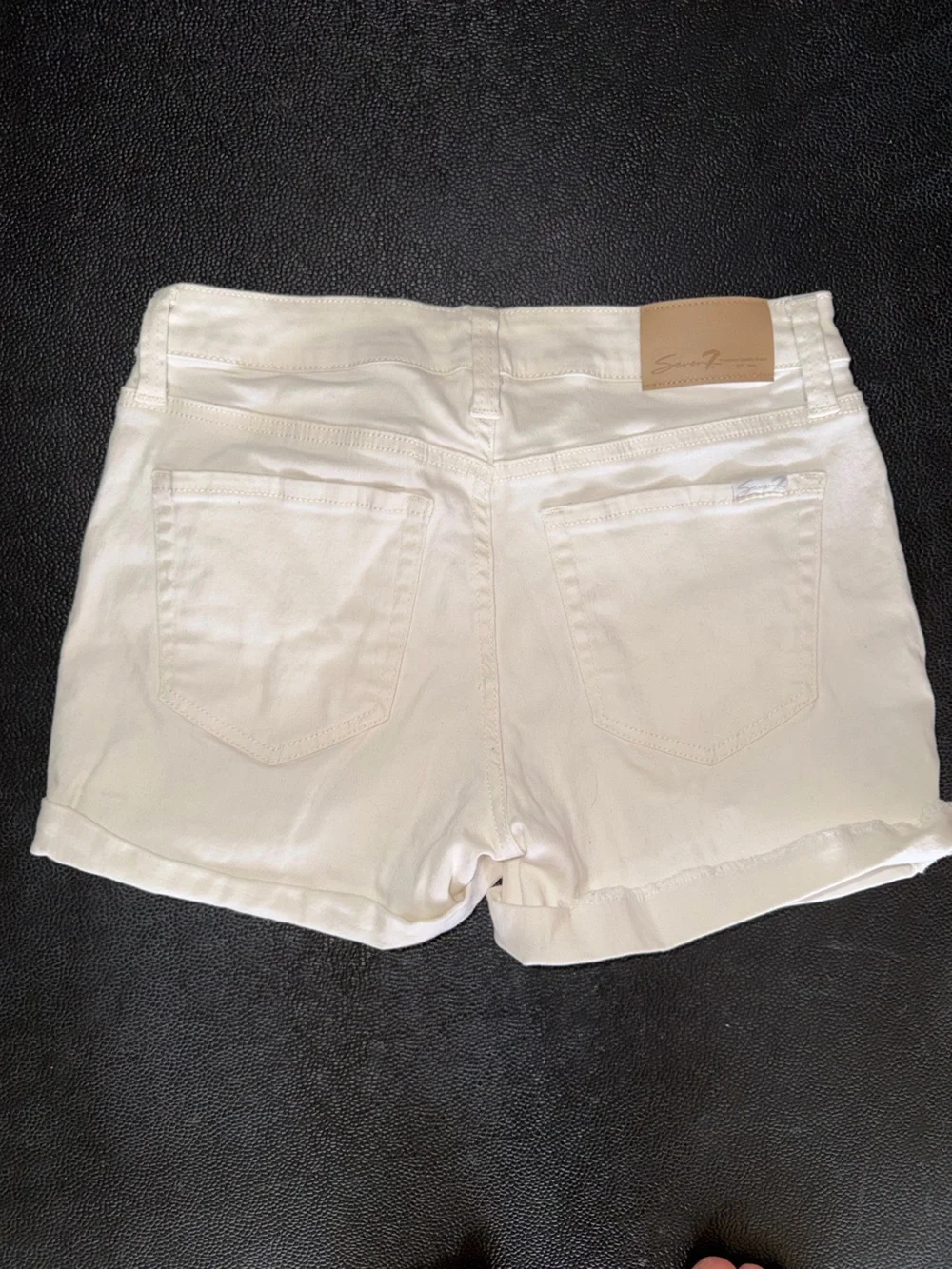 Seven7 White Women's Denim Shorts